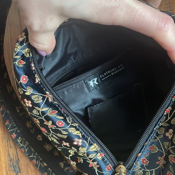 Rampage Y2K Colorful Oriental Backpack or Satchel - Picture 7 of 8